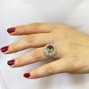 Round Zultanite Stone Silver Ring, Sultanite Gemstone Silver Ring, Color Change Stone Silver Ring, Turkish Disapore, Gift Idea For Women