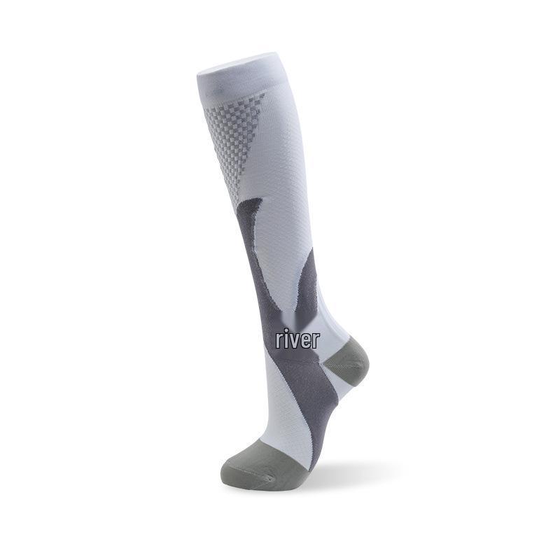 Women's Autumn High-Performance Compression Socks: Knee-High, Cycling, Antibacterial & Odor-Resistant