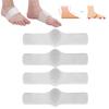 2 Pairs Arch Pad Adhesive Support Silicone Insole Elastic Flat Foot Care SuppliesWhite