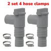 PVC Pool Filter Pump Adapter  32mm Ground Pool Adapter Leak Proof Replacement for Outdoor Equipment Parts
