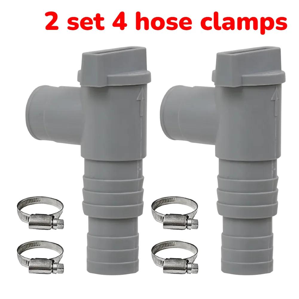 PVC Pool Filter Pump Adapter 32mm Ground Pool Adapter Leak Proof Replacement for Outdoor Equipment Parts