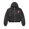 Y2K Camo Print Zip-Up Hoodie Couples American Vintage Streetwear Loose Fit Long Sleeve