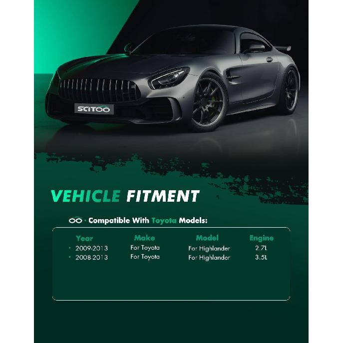 SCITOO Auto Grey Armrest Center Console Lid Skin Cover With Base Replacement Fit For 2008-2014 For Toyota Highlander