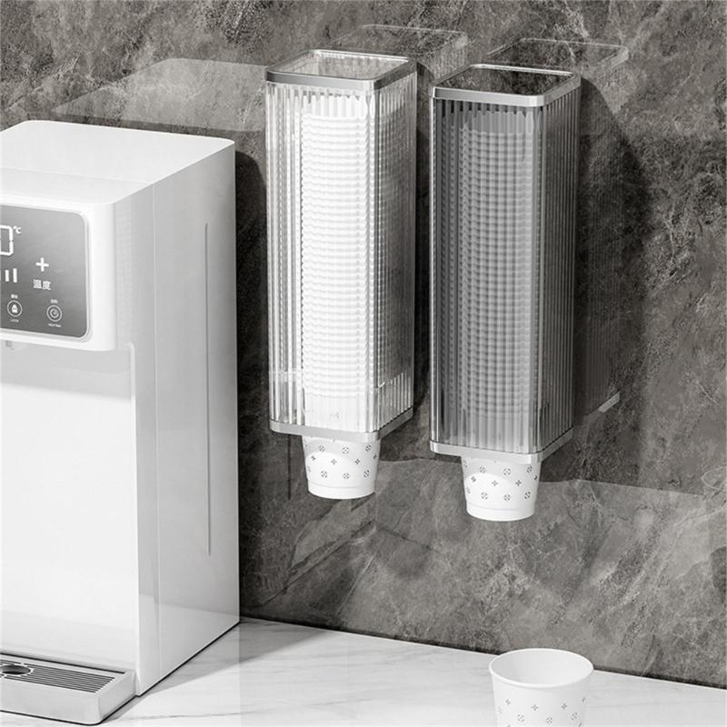 652F Wall Mounted Cups Container Practical Cup for Meetings and Parties
