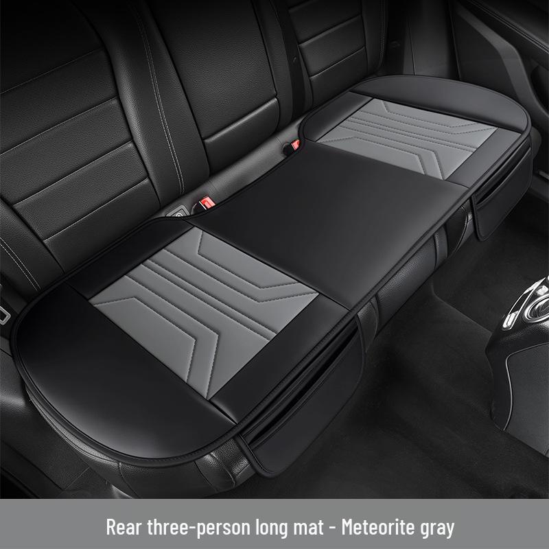 Universal All-Season Leather Car Seat Cushion for SUVs, Off-Road, Sedans, and Trucks