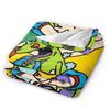 Decorative Rugrats Chuckie Finster  Bedding Throws  Flannel Bedspread For Couch Chair Sofa Bed Street Trend Sofa Bed Cover