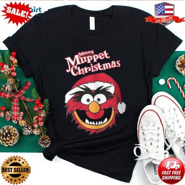 Red Muppet Santa Carol Shirt The Muppets Christmas All Character T-shirt S-5XL XXL