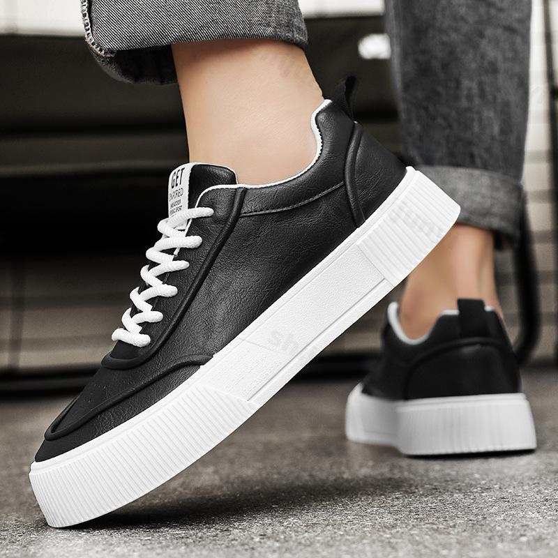 Fashion Men's Sneakers Casual Shoes 2025 New Male Sneakers Sports Shoes Man Trend Low Cut Sneaker Black Platform Vulcanized Shoes