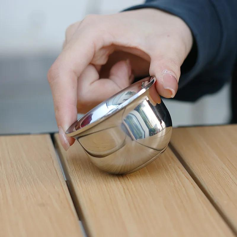 80ml 316 Surgical Steel Shot Glass Premium Liquor Tasting Cup Whiskey Tequila Spirit Glass Dishwasher Safe Barware Gift 2.7oz