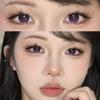 2Pcs Colored Contact Lenses for Eyes Cosplay Red Eye Lens Purple Anime Lenses Halloween Beauty Cosmetic for Eyes Yearly