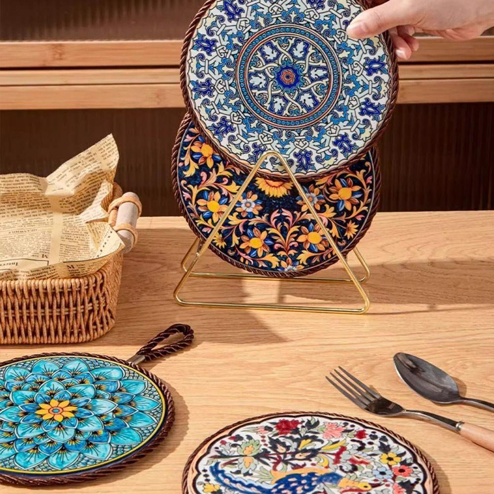 Round Coffee Coaster Anti-scalding Coffee Cup Table Mat Useful Table Placemat