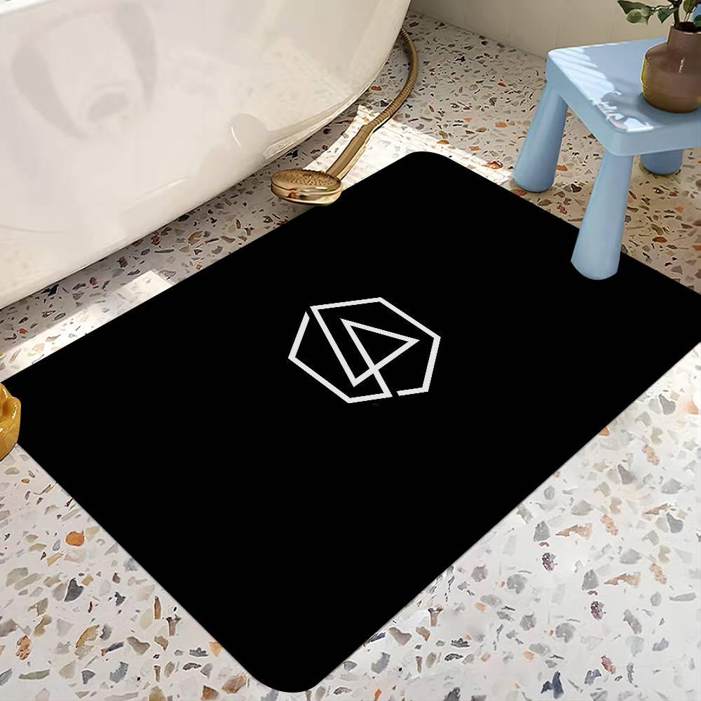 Rock Band L-Linkin P-Park Floor Mat Rectangle Anti-slip Home Soft Badmat Front Door Indoor Outdoor Mat Hotel Decor Mat
