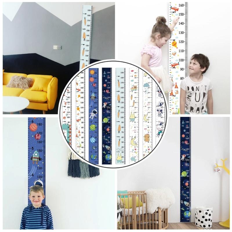 Creative Cartoon Decoration Kids Height Growth Chart Ruler for Kids Wall Meter