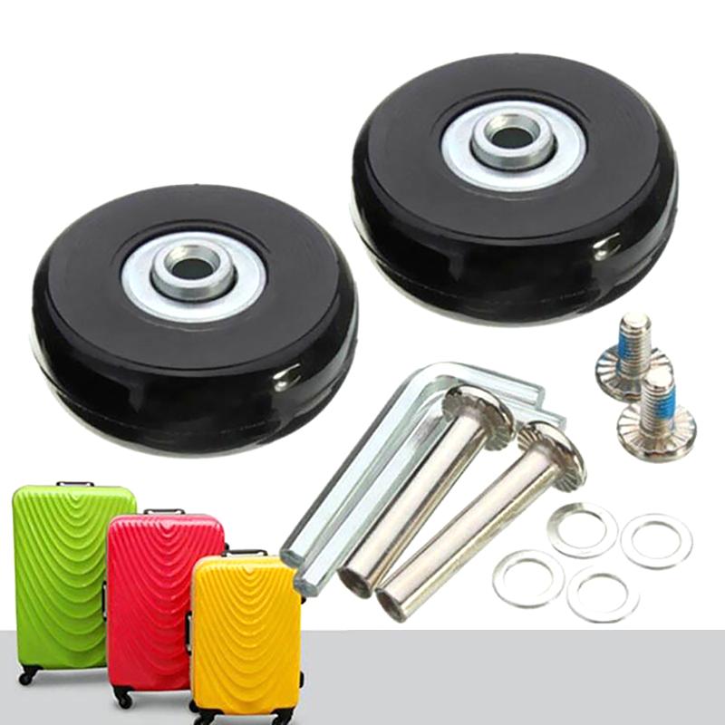 Universal Durable Silent Travel Luggage Casters Repair Replacement Suitcase Wheel Parts Wear Resistant Flexible