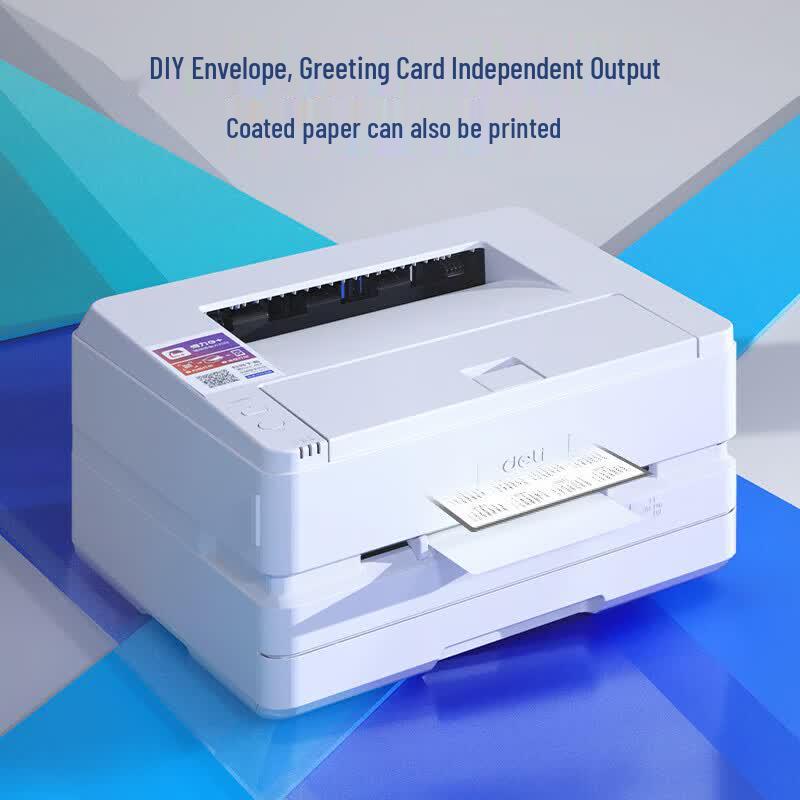 Deli P2500D Black and White Laser Printer CN plug (adapter included)