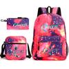Backpack cute student schoolbag pink schoolbag couple backpack heat transfer printing backpack