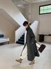 Stand Collar Belted Elegant Double-Sided Wool Coat - Women's Autumn/Winter 2025 Collection