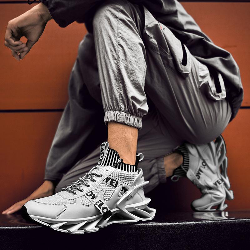 Atmungsaktive Freizeitsportschuhe für Herren, rutschfeste Outdoor-Laufschuhe, modische Basketballschuhe