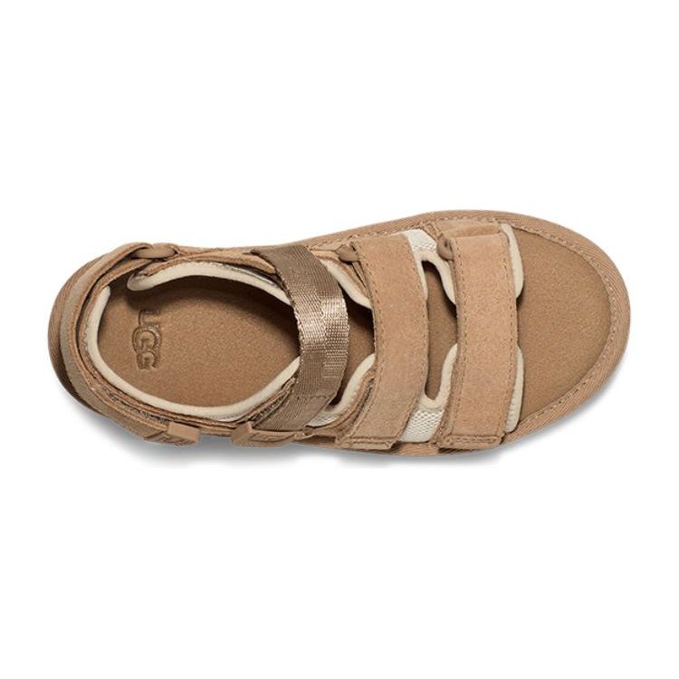 UGG Youth  Round Toe Versatile Sandals Kids sandals Brown 1152816K-SAN