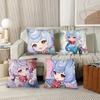 1pc Cartoon Anime Game Genshin Impact Sigewinne Pillow Case Fashion Square Pillowcase Bedroom Sofa Room Ins Decoration Leisure