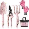 Garden Tool & Pruning Set with Bag – Complete Hand Tools Kit for Planting, Weeding & Outdoor Gardening