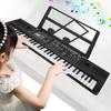 61 Keys Digital Music Electronic Organ Portable Keyboard with Microphone for Children