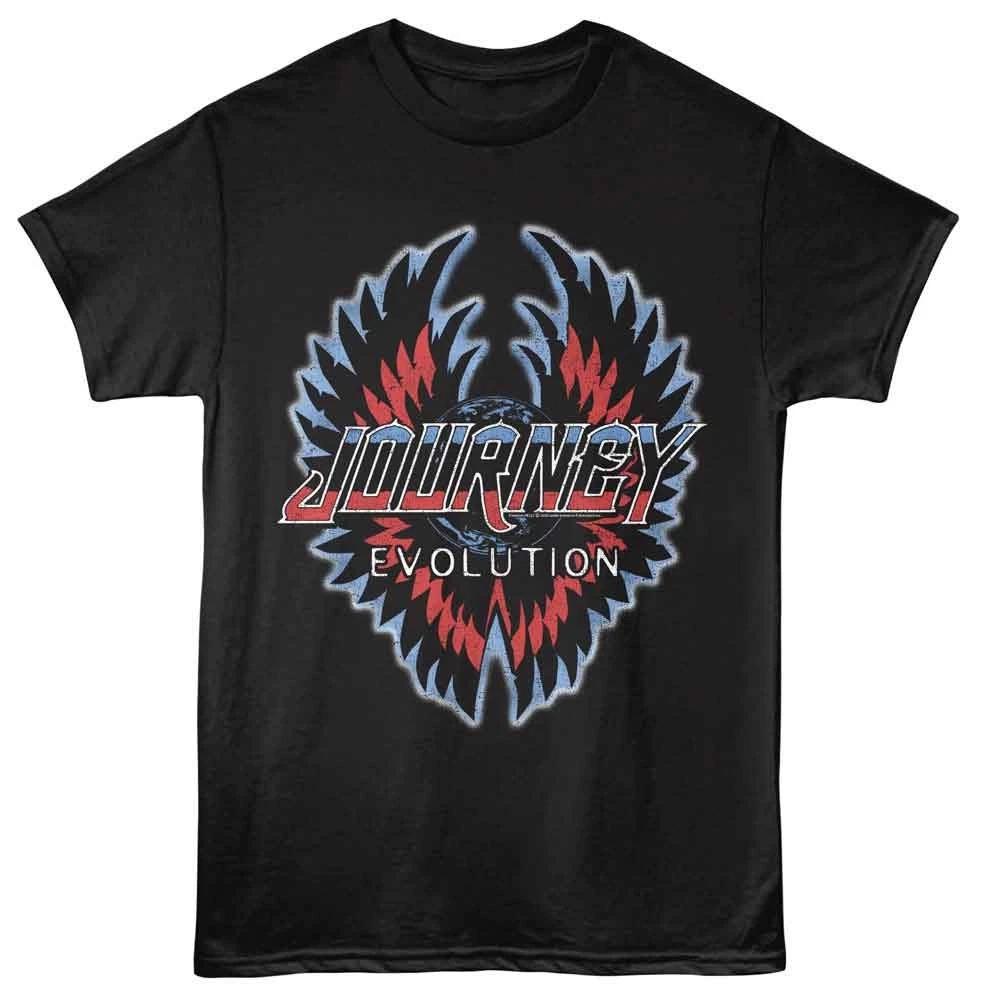 Journey - Evolution - Officially Licensed - Black Solid Front Print Short 150
