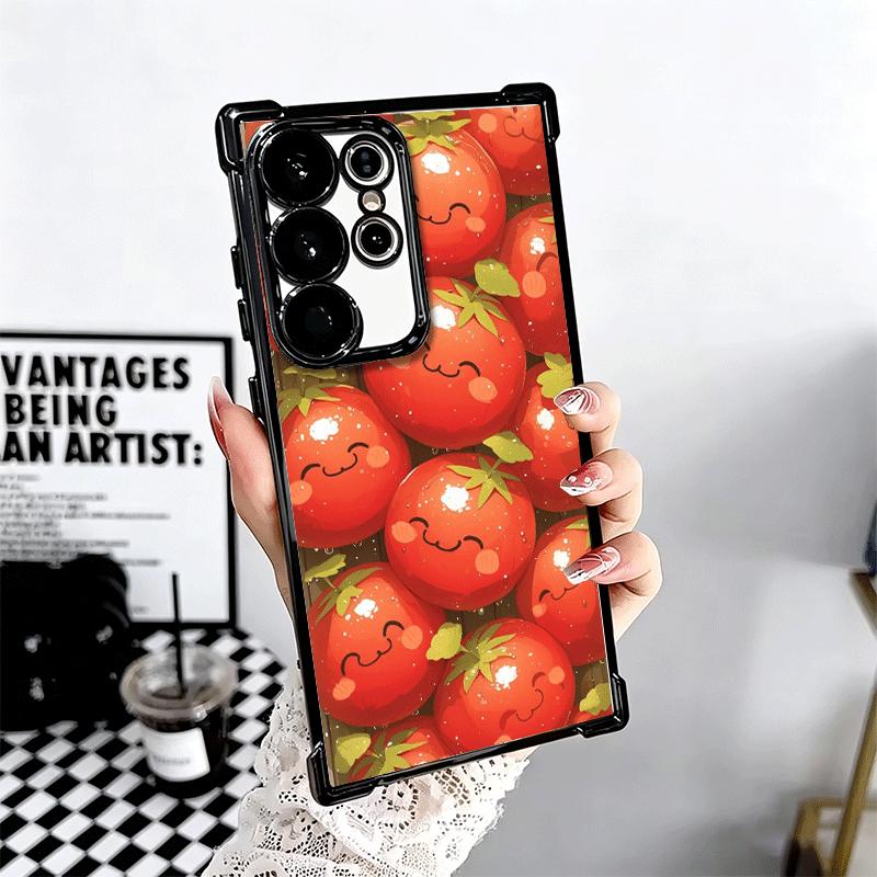 Lamb Heinz Tomato Ketchup Soft Phone Case For Samsung Galaxy S26 Ultra S25 Edge S24 FE S23 Plus S22 S21 + S20 Plating Anti-Fall