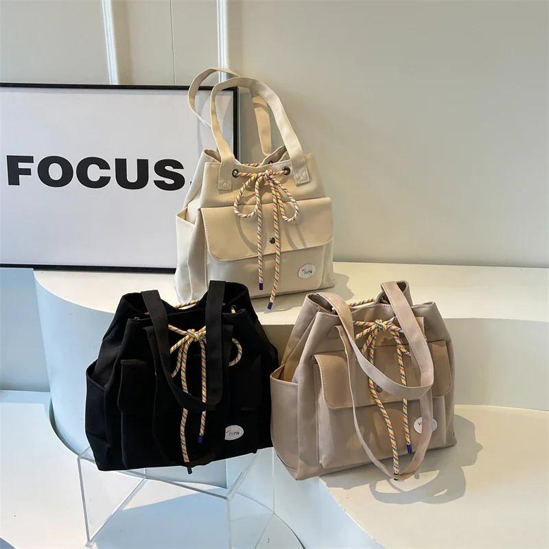 Hot Selling Women's Shoulder Bag Canvas Large Capacity Commuting Bags for Women  New Free Shipping
