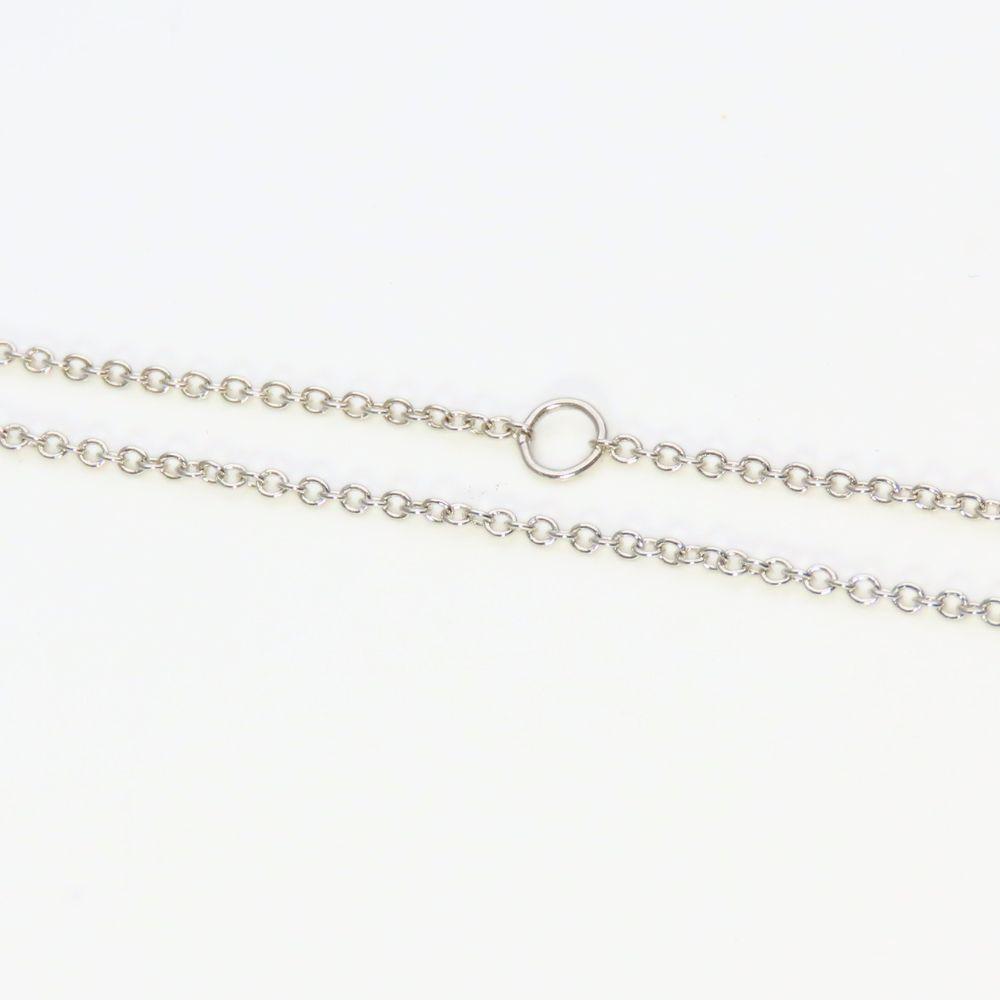 Used TIFFANY&Co. Necklace Return To Round Heart Silver925 4.0g Silver TIFFANY & Co. Blue Accessories