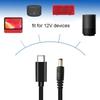 TypeC DC5V To 12V 9V Power- Cable TypeC To DC-Jack Adapter Wire Usb Boost Line For Router 2.1x5.5mm 8 DC- Adapters Cord