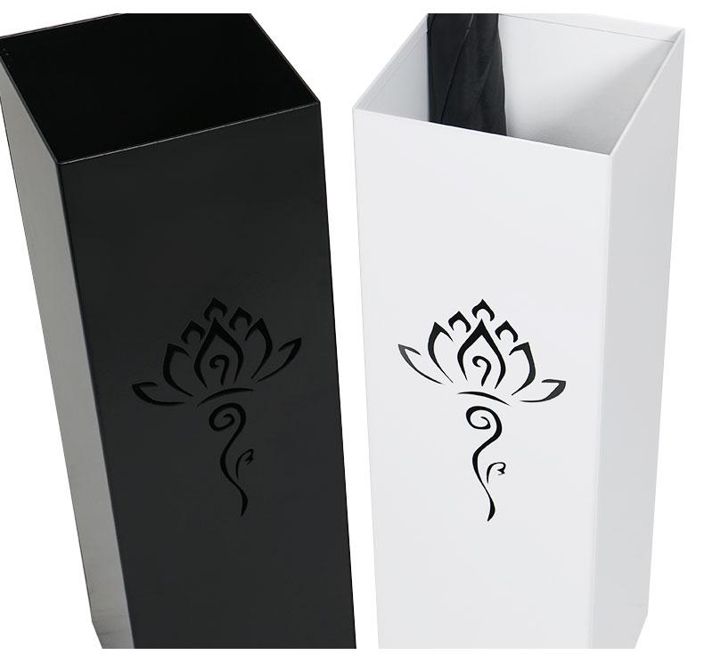 Stylish Wrought Iron Umbrella Stand – Creative Letter Design for Office Foyer Home Decor