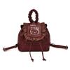 Hello Kitty Pu Mini Backpack With Splicing Design For Daily Use