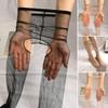 Women Pantyhose Sheer Open Crotch Ultra Thin Solid Color Sexy Hollow Out See Through Stretchy Stockings Leggings