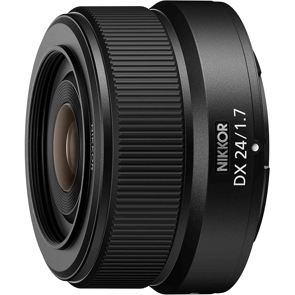 

Nikon NIKKOR Z DX 24mm f/1.7 Wide-Angle Prime Lens, Z Mount, APS-C, Black