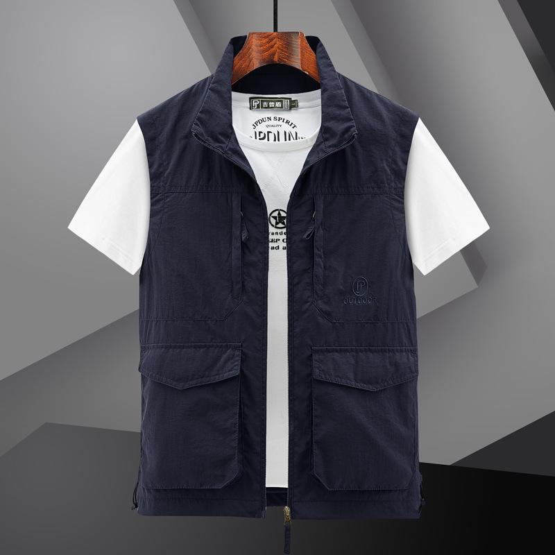 Quick-Dry Multi-Pocket Outdoor Vest for Photography, Fishing, and Mountaineering