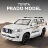 1/18 Toyota Prado Land Cruiser SUV Alloy Model Car Toy Diecasts Casting Sound and Light Car Toys for Children Vehicle