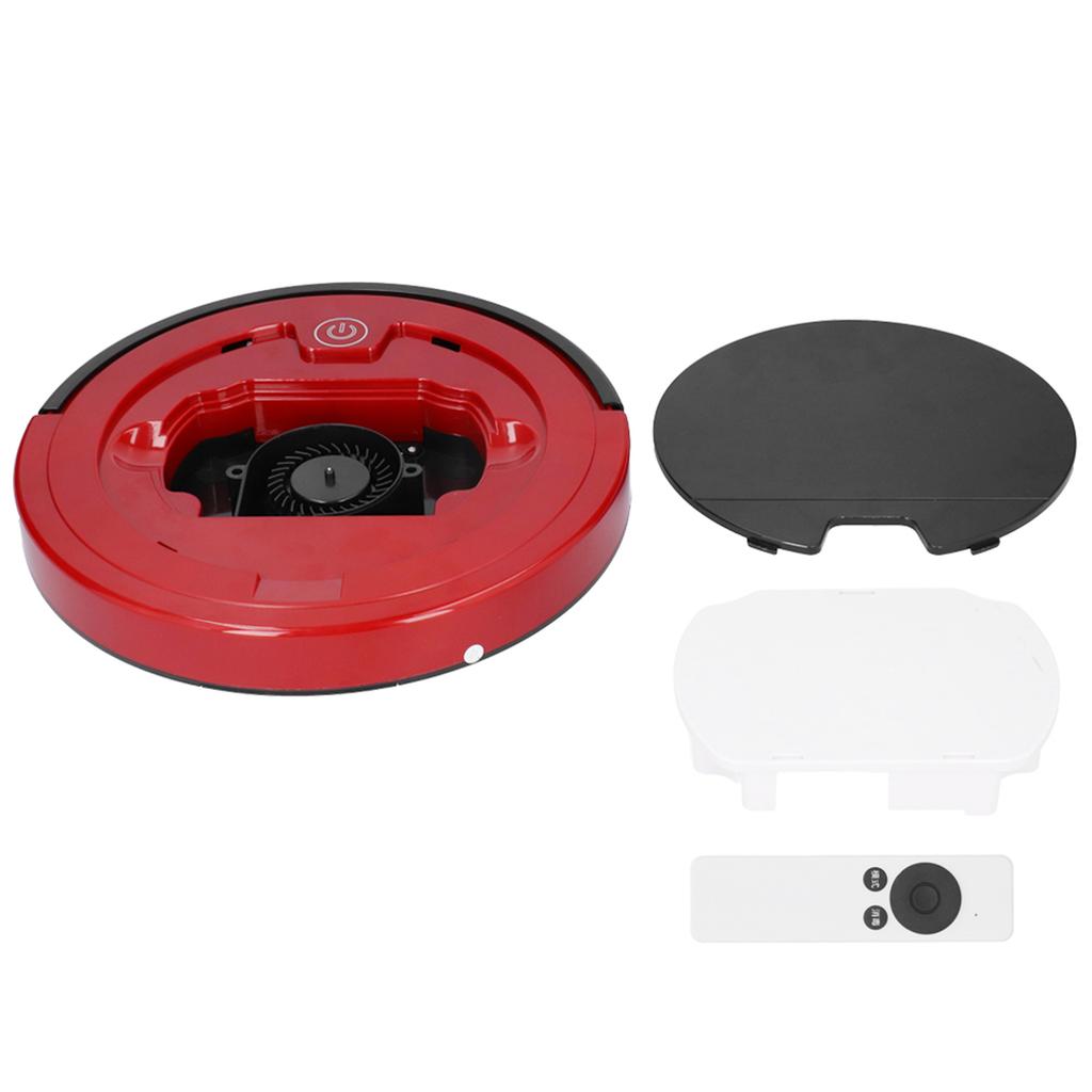 Intelligente Fernbedienung USB wiederaufladbare Boden Staub Kehrroboter DC5V rot