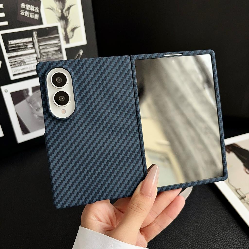 For Samsung Galaxy Z Fold 8 7 6 5 4 Ultra Carbon Fiber Case For Magsafe Screen Protector Kevlar Aramid Fiber Magnetic Cover