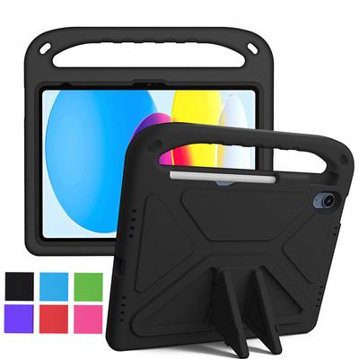 Pro Apple iPad 10th Gen 2022 10,9 palcový A2696 A2757 A2777 Pouzdro EVA přenosný nárazuvzdorný dětský stojánek s bezpečnou rukojetí Kryt na tablet