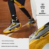 Li Ning Kids Tian Ying 2.0 Non-Slip Anti-Kick Wear-Resistant Rebound Breathable Mid-Top Basketball Shoes Men Basketball Shoes Yellow YKBU098-9