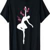 En Pointe Danser Sakura Kersenhout Ballerina Ballet T-shirt