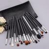 19 Eye Brushes with Bag Set, Highlight Brush, Concealer, Smudge Lip, Eyebrow Brush, Beauty Tool, Eye Makeup Brush.