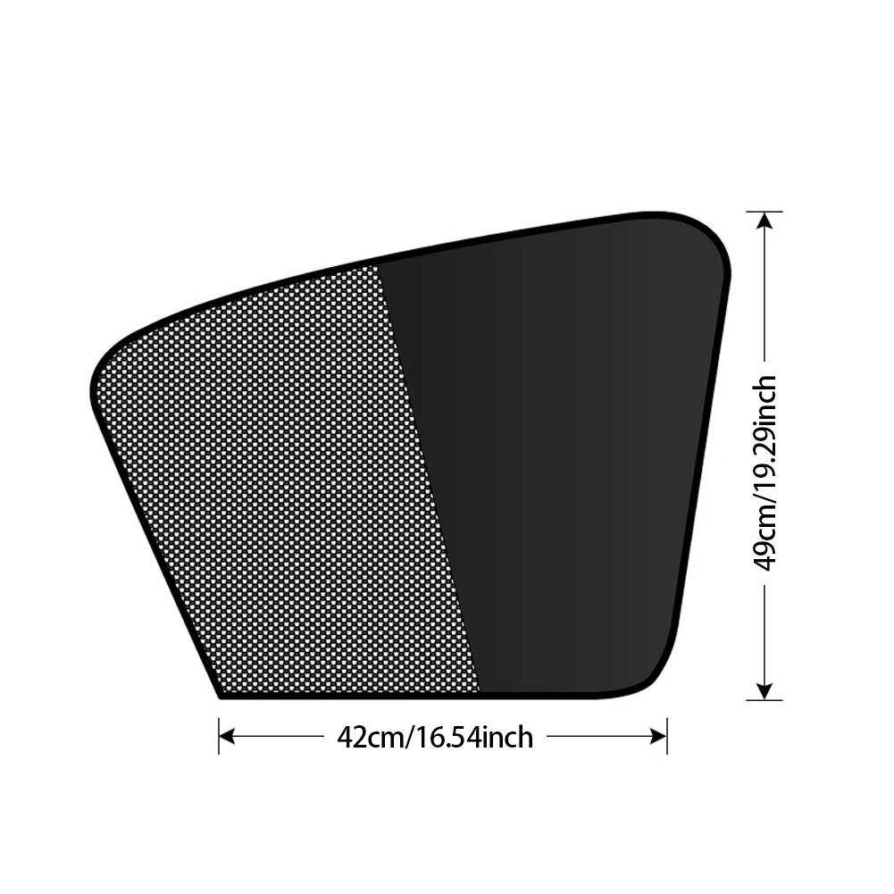 2 Layer Magnetic Car Window Sunshade Car Curtain For Baby Sun Shade Front RearSide Window Parasol Auto Sun UV Protection
