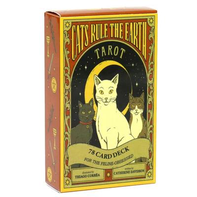 Cats Rule Earth Tarot Cards A 78 Oracle English Visions Divination Edition Deck Borad Playing Games