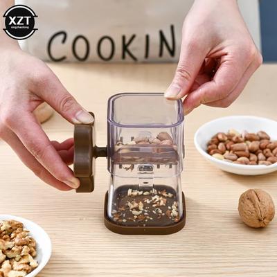 Portable Nut Crusher Manual Peanut Masher Grinder Hand Chocolate Chopper