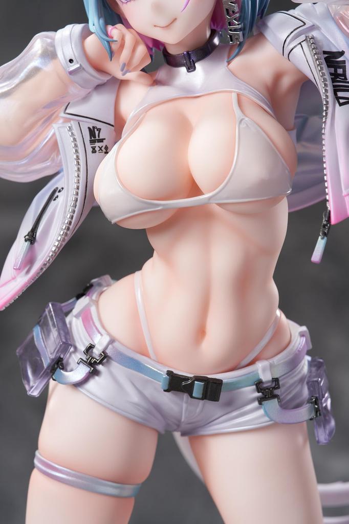 Bibi Buttons Near Future Nekomata Miu Standard Edition Scale PVC ABS Painted Complete Figure 1/6 &