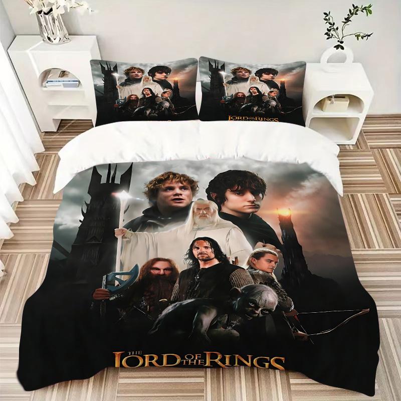 Journey Through Middleearth Print 3Pcs Bedding Setduvet Cover With 2 Bedropillowcase Home Birthday Gift