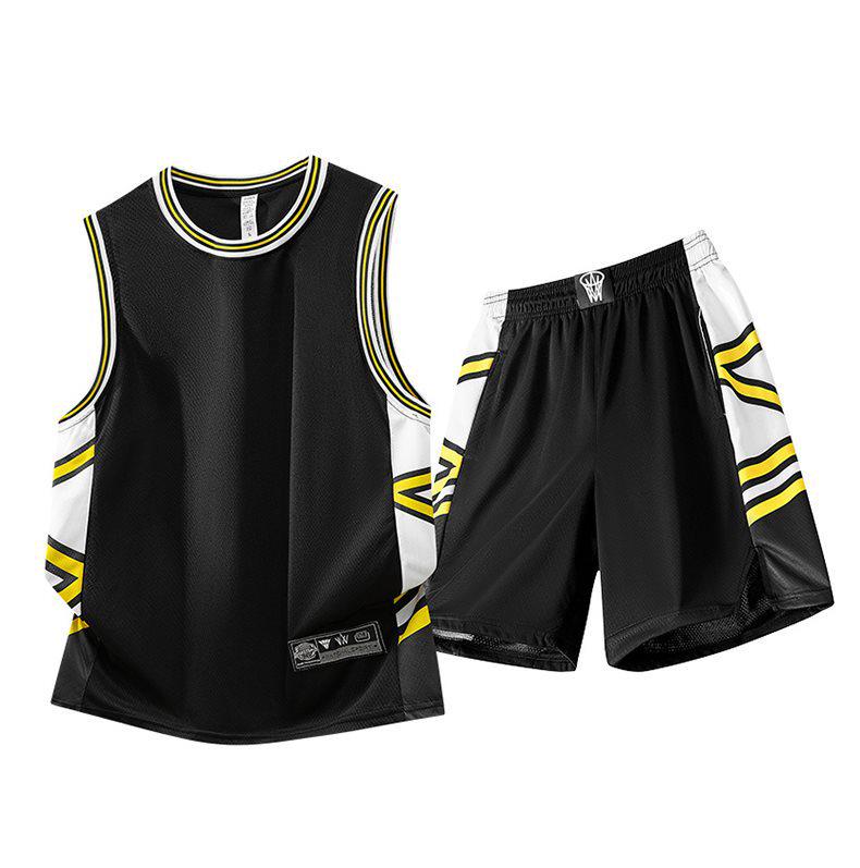 Herren Quick-Dry Eis Seide Sportanzug - Sommer Lauf- & Trainingsweste und Shorts