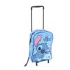 Blue Lilo and Stitch Trolley Backpack – 31 Cm – Child 3 To 5 Years – Preschool PS MS GS - Color:Blue Size:One Size - Blue